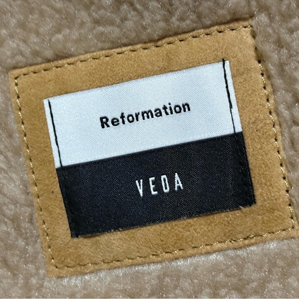 Reformation Camel Teddy Jacket - image 8